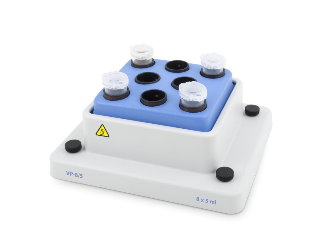 Block VP-8/5, 8 x 5 ml conical tubes for TS-100