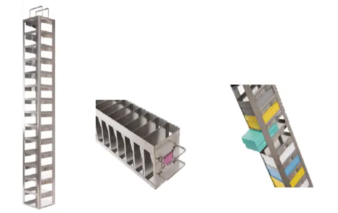 Horizontal square inventory rack (CFC-6-3) - 6-place